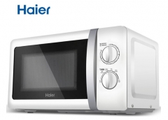 海爾 (Haier) 20升 快捷微波爐 家用小型迷你 360°轉(zhuǎn)盤加熱 旋鈕操控 精準(zhǔn)控溫