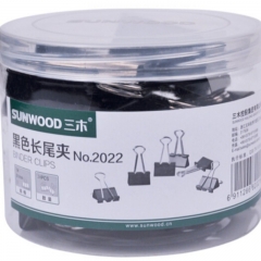 三木 41mm 黑色長尾夾 2022 24只/筒