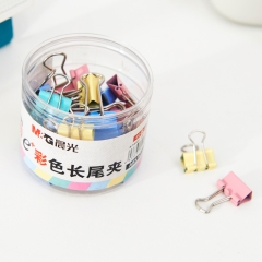 晨光 M＆G Eplus彩色長尾夾 ABS92743 15mm  60個(gè)/筒