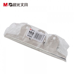 晨光 M＆G 山形票夾 ABS92638 102mm (銀色) 3個/袋