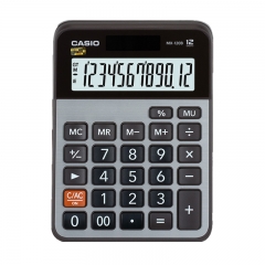 卡西歐（CASIO）MX-120B 商務(wù)計(jì)算器 小型機(jī) 灰色 商用