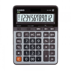 卡西歐（CASIO）GX-120B 商務(wù)計(jì)算器 超大型機(jī) 辦公用品 灰色 GX-120S升級(jí)款