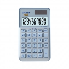 卡西歐（CASIO）SL-1000SC-BU 星鉆藍(lán)便攜計算器