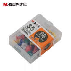 晨光 M＆G PP盒裝彩色工字釘 ABS92605  35枚/盒