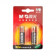 晨光 M＆G 堿性電池 ARC92554 5號  2節(jié)/卡