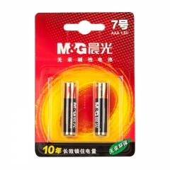 晨光 M＆G 堿性電池 ARC92555 7號(hào)  2節(jié)/卡