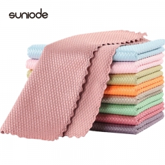 善妮歐德(suniode)魚鱗抹布無痕抹布30*40cm 5條一組混色 30S452