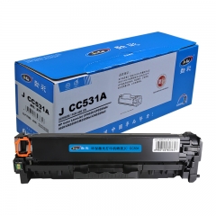 勁彩CC531A/CF381A/CE411A硒鼓 適用惠普CM2320 M476nw藍(lán)色