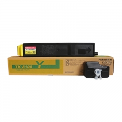 勁彩 TK-8108Y（帶芯片） 粉盒 適用京瓷ECOSYS M8024cidn 黃色