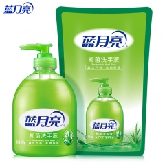 藍月亮蘆薈抑菌洗手液500g+蘆薈洗手液袋裝500g