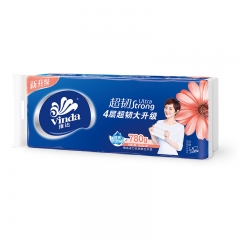 維達(dá)V4143 花之韻78克長(zhǎng)卷無(wú)芯衛(wèi)生紙10卷/提