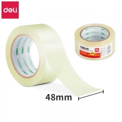 得力30249超市封箱膠帶48mm*200y*50um(卷)(普透)