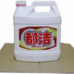都潔洗滌靈桶裝5公斤 大桶裝洗潔精5L 洗滌靈5KG 餐具洗滌 檸檬洗潔精 4桶/箱