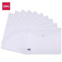 得力（deli) 8308文件袋透明 單個裝