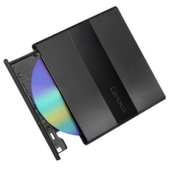 聯(lián)想 DB75-Plus 8倍速 USB2.0 外置光驅(qū) DVD刻錄機(jī) 移動光驅(qū) 黑色