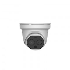 ?？低旽IKVISION監(jiān)控?cái)z像頭智能人體測(cè)溫雙光半球套裝DS-2TXB1217-6/QA