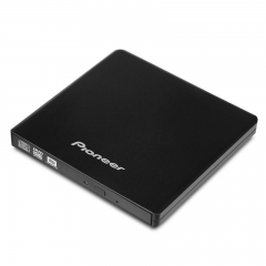 先鋒(Pioneer) 8倍速 USB2.0外置光驅(qū) 支持DVD/CD讀寫 DVD刻錄機(jī) 移動光驅(qū) 黑色/DVR-XU01C