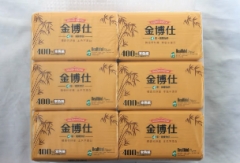 金博仕4層 400張紙抽 6包/提