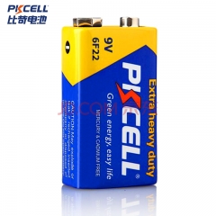 比苛（Pkcell） 9V電池6F22碳性電池