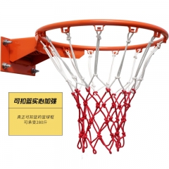 戶外青少年籃球架投球框鐵圈 雙彈簧實心D款 可扣籃