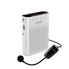飛利浦（PHILIPS）SBM230 UHF無線小蜜蜂擴(kuò)音器教師用 插卡藍(lán)牙音箱 導(dǎo)游腰掛麥克風(fēng)喇叭教學(xué)講課