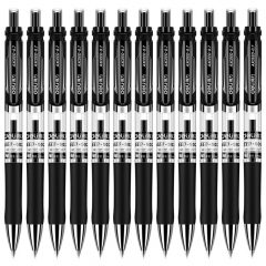 得力S02水筆中性筆黑色0.7mm