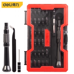 得力工具 DL1033G 33件電子精密維修套裝 33件套