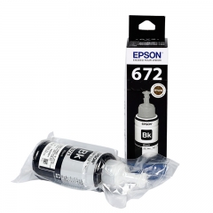 愛普生（EPSON） T672 墨水適用于L221/L363/L351/L565/L455 墨倉式打印機墨水T6721黑色墨水 原裝 墨水