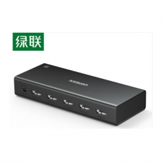 綠聯(lián)HDMI2.0分配器一分四4K60Hz 1進(jìn)4出高清分屏器 筆記本電腦臺式機(jī)接電視顯示器投影儀兼容