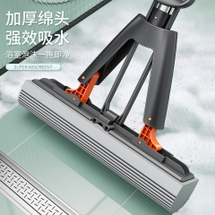 海綿拖把家用一拖凈免手洗2024干濕兩用吸水膠棉拖布