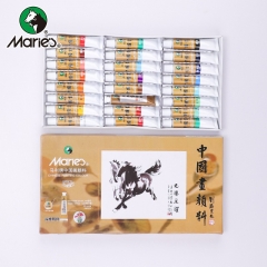 馬利(Marie's)國(guó)畫(huà)顏料盒裝24色