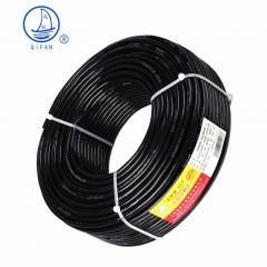 起帆（QIFAN）電纜 RVV3*2.5 平方護套線國標銅芯設(shè)備電源線 黑色 100米