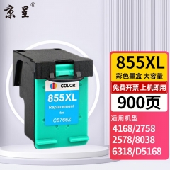 京呈855XL墨盒/大容量彩色 適用惠普2578 D4168 D5168 5748 K7108 7838 8038 【900頁】