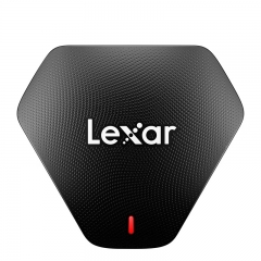 雷克沙（Lexar） 專業(yè)版 高速讀卡器 相機(jī)讀卡器 SD/TF/CF卡三合一讀卡器（RW500） 高速傳輸