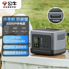 公牛（BULL） 300W/600W大功率戶外電源移動GNV-Y13B