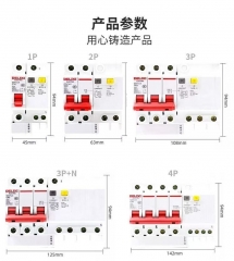 德力西220V漏電保護器1P