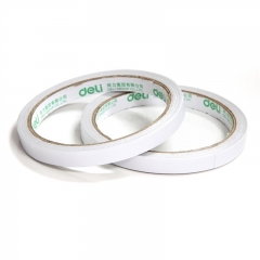 得力（deli）30401雙面膠棉紙雙面膠帶12mm*10y（9.1米）