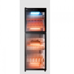 美的（Midea）消毒柜350升家用大容量立式家用商用保潔柜茶具茶杯廚房飯店餐館碗柜 一星級紫外線消毒