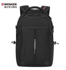 瑞士軍刀威戈(Wenger) 15.6英寸商務(wù)電腦包 雙肩書包黑612292