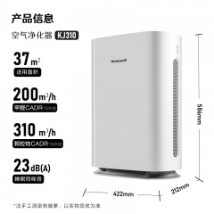 霍尼韋爾（Honeywell）空氣凈化器 KJ310F-P21W 室內(nèi)除甲醛除霾除細(xì)菌病毒智能遠(yuǎn)程控制