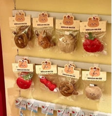 毛絨零食掛件